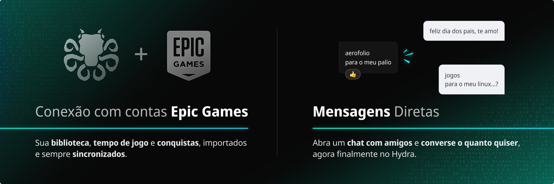 Hydra v4.2.0 - Integração com a Epic Games, Mensagens entre Amigos, e Mais!